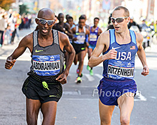 Abdi Abdirahman and Dathan Ritzenhein